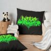 Infant Annihilator Logo Throw Pillow Official Infant Annihilator Merch