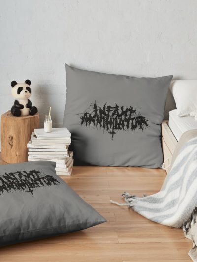 Infant Annihilator Logo Throw Pillow Official Infant Annihilator Merch