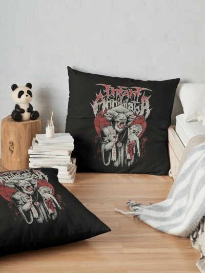 Fruit Coloring Simple Look Throw Pillow Official Infant Annihilator Merch