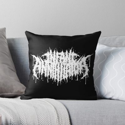 Infant Annihilator Band Throw Pillow Official Infant Annihilator Merch